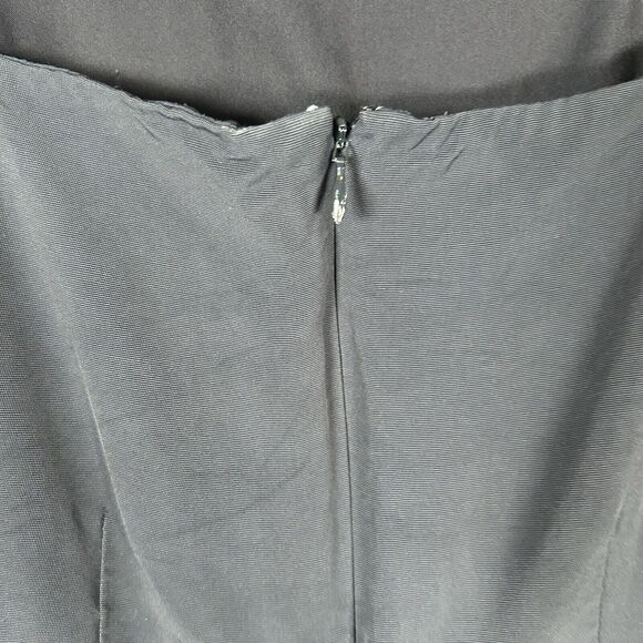 Theory Square Neck Sleeveless Cropped Jumpsuit Navy Blue Women's Size 4 - Picture 5 of 12